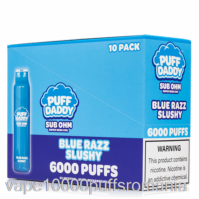 Vape Romania [10-pack] Puff Daddy 6000 De Unica Folosinta